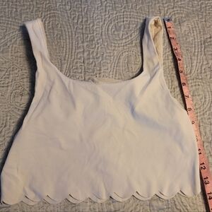 💜4/$20💜Elegant Cream Sleeveless Top